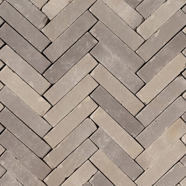 GSB Gebakken waalformaat Terschelling 200x50x60 getrommeld ~