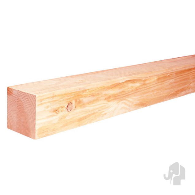 Douglas PEFC paal gezaagd zonder punt 90x90x3000mm bc ~