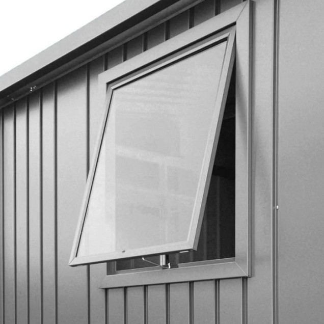 Raam element voor Europa zilver metallic (73,3x5x176 cm) ~