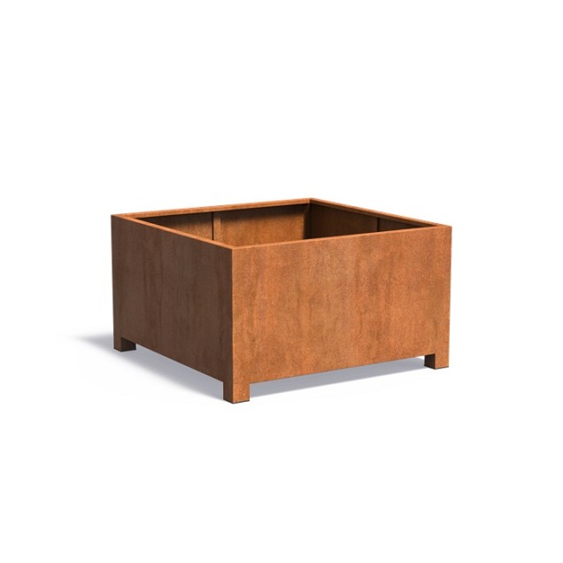 CorTen plantenbak met pootjes