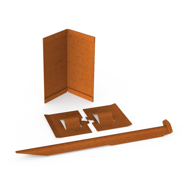 Multi-Edge Advance corten hoekstuk + koppelset ~