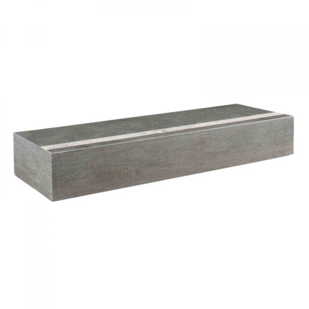 Traptrede Spotted Bluestone gezoet met facet en antislip strook 100x35x15 cm.