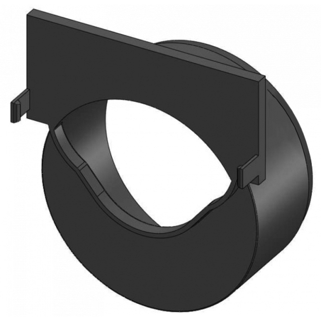 ACO Universele eindplaat kunststof met PVC uitloop Ø110mm t.b.v. Hexaline 2.0 en Euroline ~