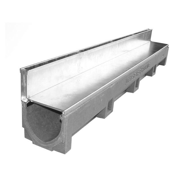 ACO Euroline goot L100 LedLine RVS rooster en LED element ~