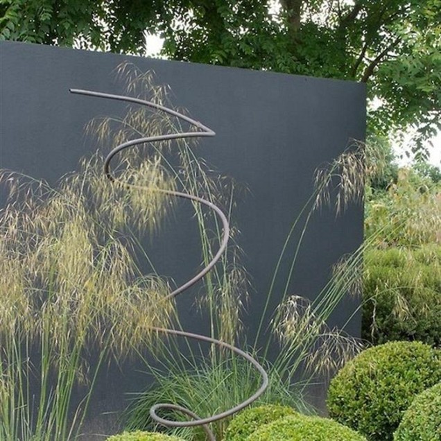 Aluminium wand (BxDxH) 300x15x194 cm. (3 mm.) ~