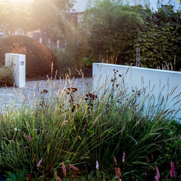 Aluminium wand (BxDxH) 200x15x194 cm. (3 mm.) ~