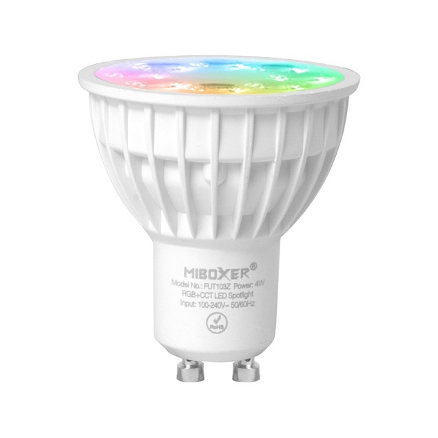 Lichtbron GU10 LED RGD 4W (bedienbaar) (OP=OP) ~