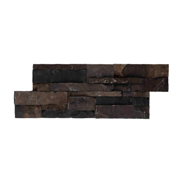 Stone panels 04 grey brown 20x50 cm. ~