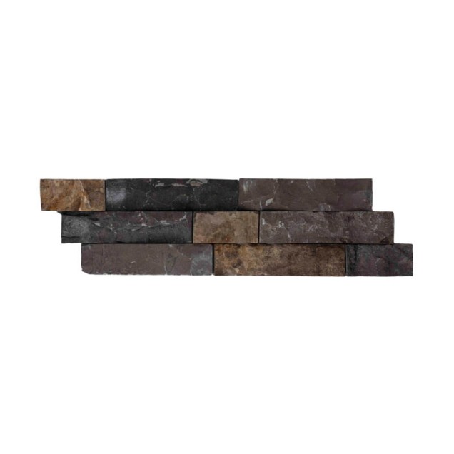 Stone panels 01 grey brown 15x50 cm. ~