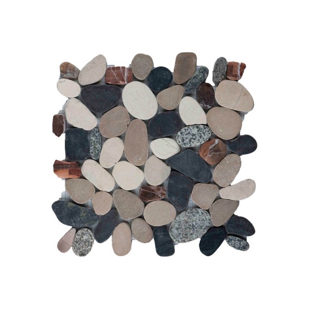 Pebble sliced mix CTBBR 30X30 cm. ~