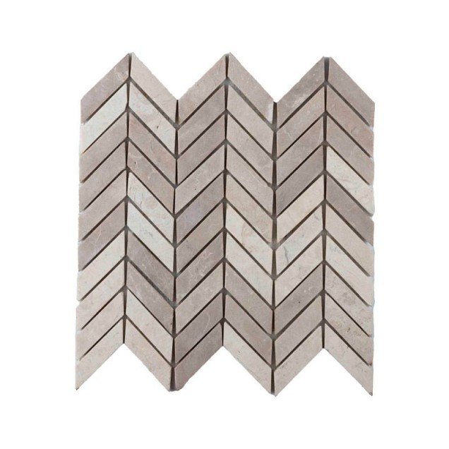 Parquet Chevron cream 30x30 cm. ~