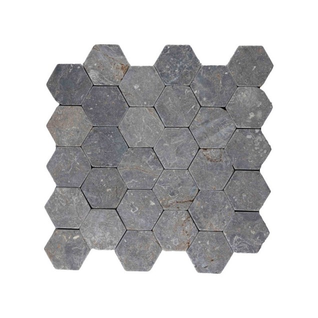 Parquet hexagon blue 30x30 cm. ~