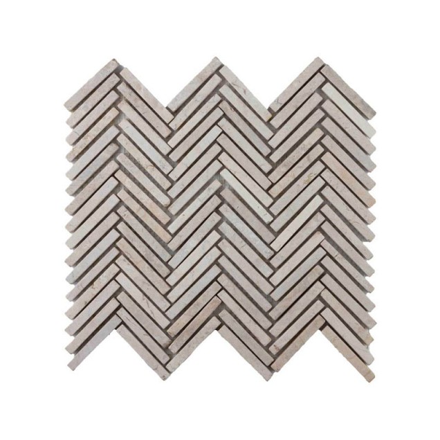 Parquet Fishbone 1x7.3 cream 30x30 cm. ~