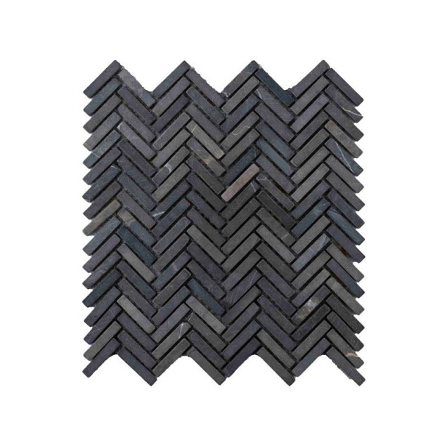 Parquet Fishbone 1x4.8 grey 30x30 cm. ~