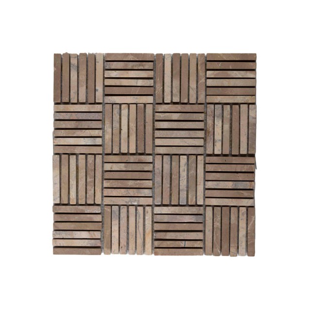 Parquet Split 1x7.3 light brown 30x30 cm. ~