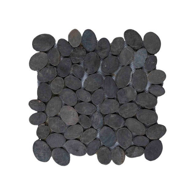 Mosaic oval grey 30x30 cm. ~