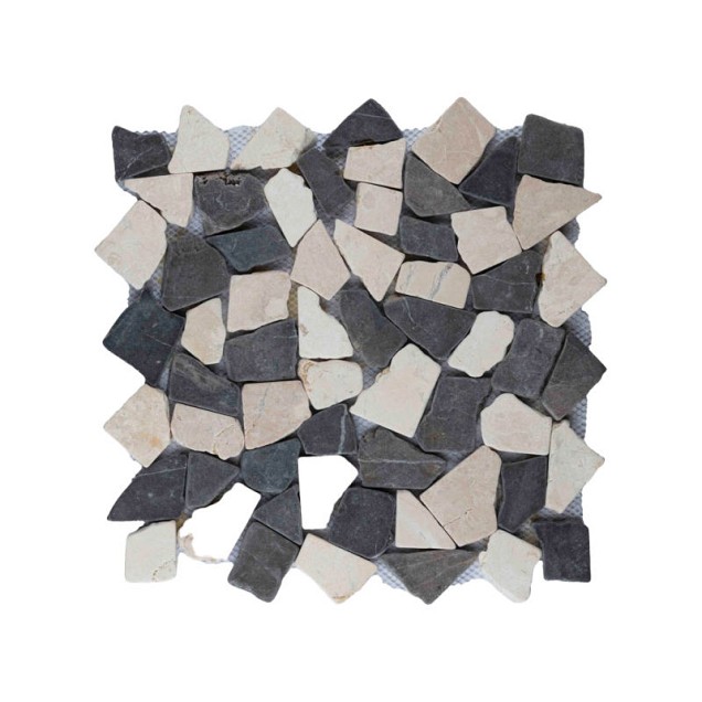 Mosaic regular mix grey/cream 30x30 cm. ~
