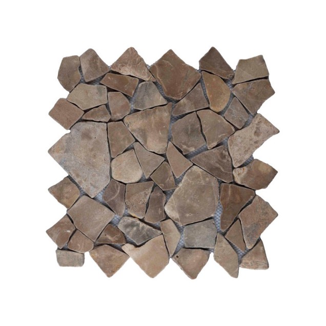 Mosaic regular XL light brown 30X30 cm. ~