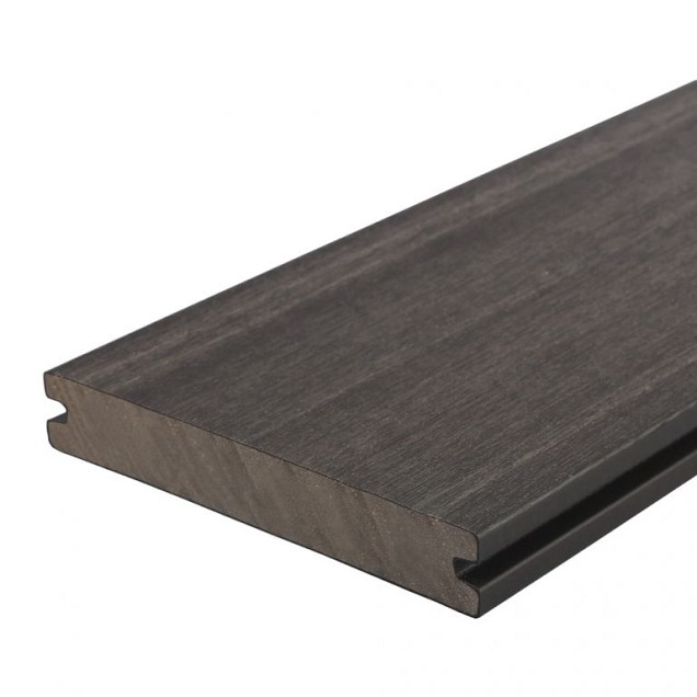 WPC 22,5x138 mm. L=300 cm. Fiberdeck Premium massief Dark Grey ~