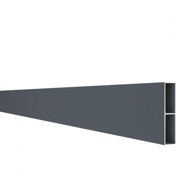 Boston aluminium lamel L-178 cm. 21x100 mm. RAL9005 ~