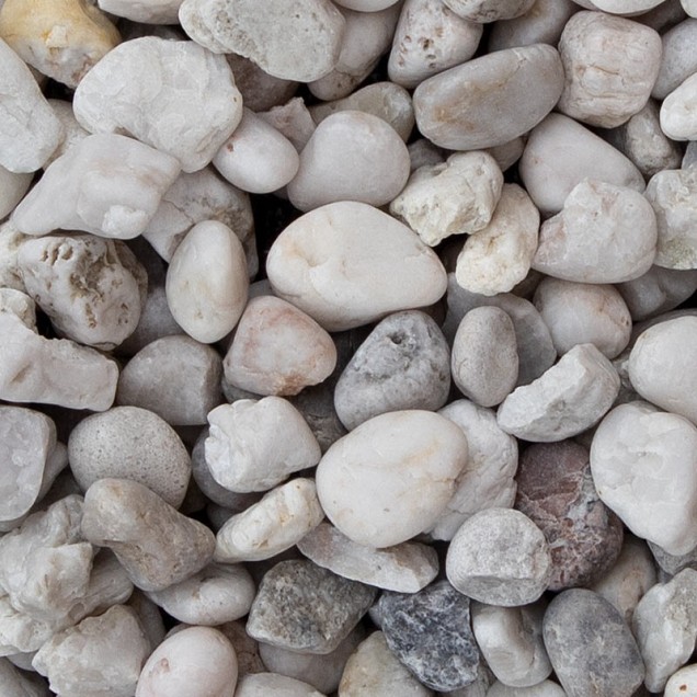 Wit kwarts grind 12-16 mm. - 0,5 m³ BigBag á 750 kg. ~