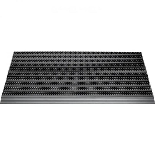 Deurmat Topline Black 324 Borstelmat 50x80  15 mm zwart  ~