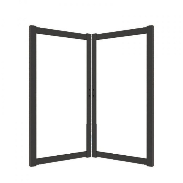 Boston maatwerk enkele poort max. breedte 200 cm. max. hoogte 200 cm. ~