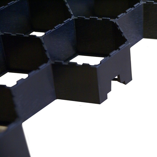 Gras/grindplaat 120 x 80 x 3,8 cm ZWART ~