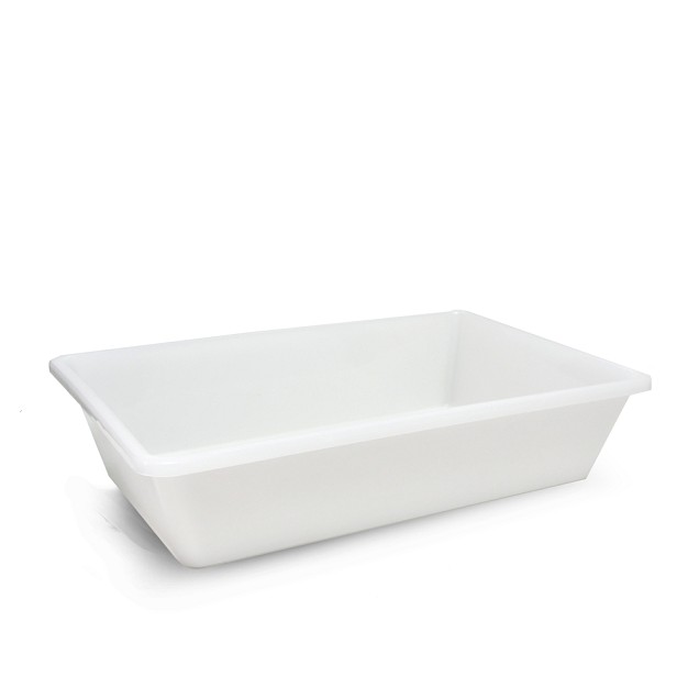 Opvangbak 50x34x12 cm wit ~