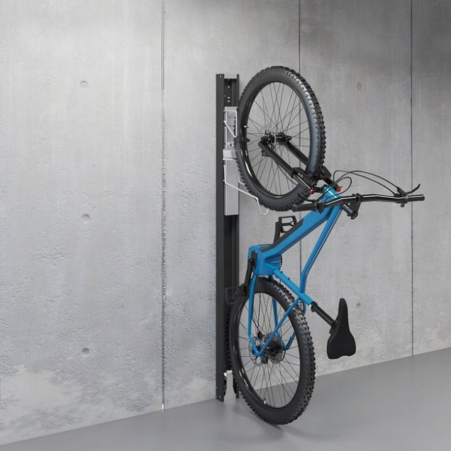 BikeLift voor wandbevestiging donkergrijs metallic ~