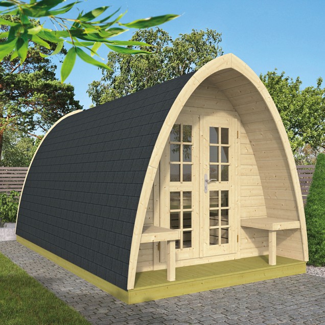 Camping POD 480 | 28 mm | vuren onbehandeld