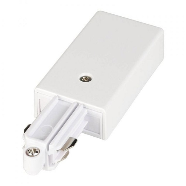 Voeding 2 voor 1-fase rail wit aarde rechts ~