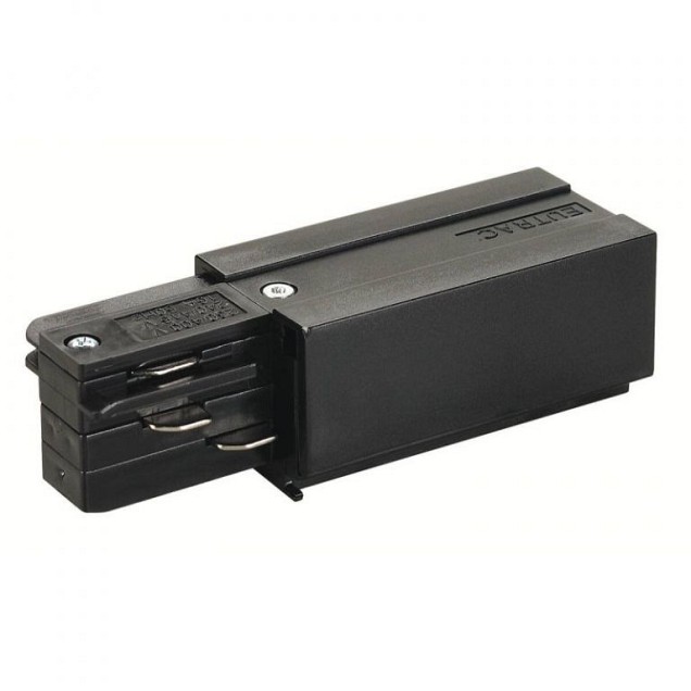 Voeding 2 voor 3-fase rail zwart ~