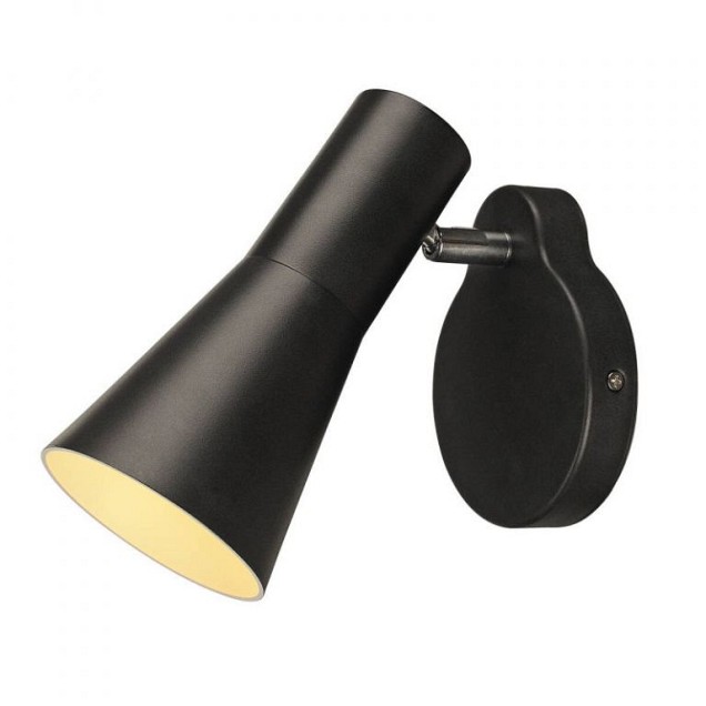 PHELIA wandlamp zwart 1xGU10, met schakelaar ~