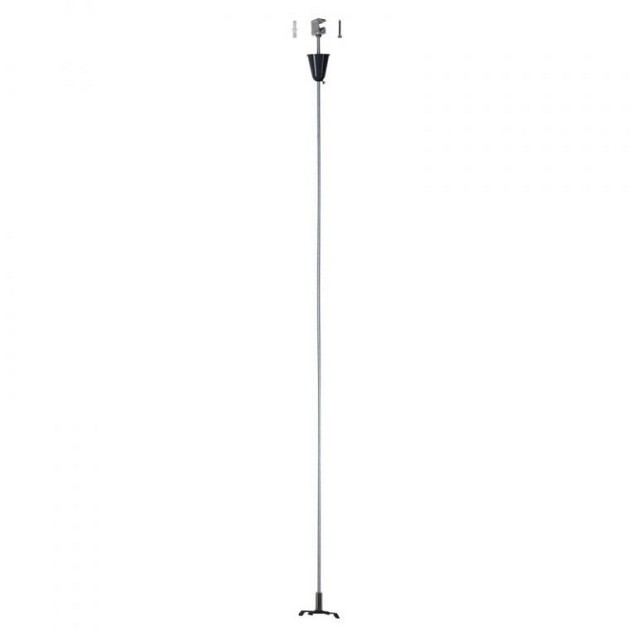 Draadophangset stang S-TRACK 3F-rail zwart 100cm ~