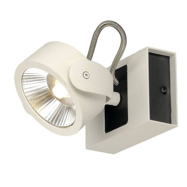 KALU LED 1 zwart/wit 1xLED 3000K 60° ~
