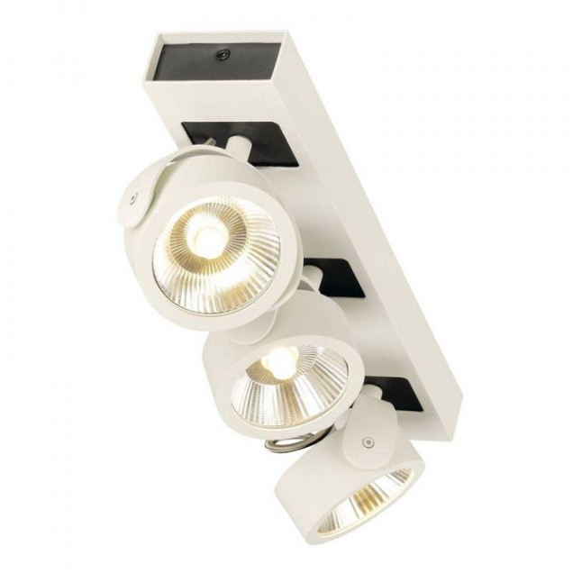 KALU LED 3 zwart/wit 3xLED 3000K 60° ~