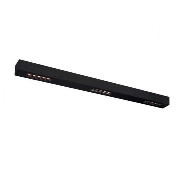Q-LINE plafondlamp 1m BAP zwart 1xLED 3000K ~
