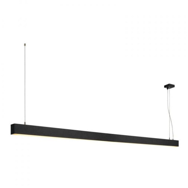 GLENOS zwart 2m 1xLED 3000K ~