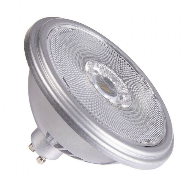 QPAR111 GU10 led zilver 12,5W 4000K CRI90 30° ~