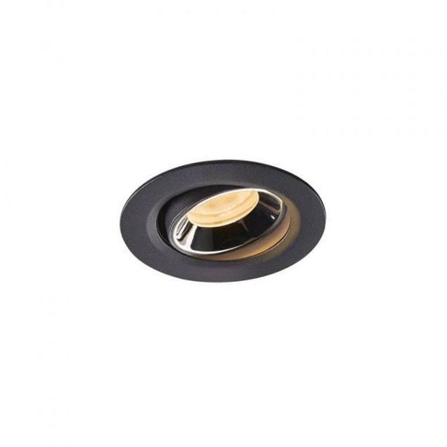 NUMINOS MOVE XS zwart/chroom 1xLED 3000K 55° (uitlopend 2025) ~
