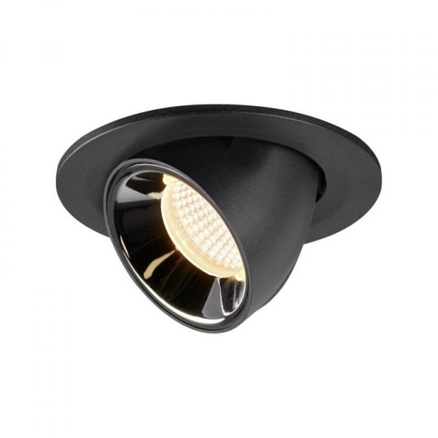 NUMINOS GIMBLE S zwart/chroom 1xLED 3000K 40° (uitlopend 2025) ~