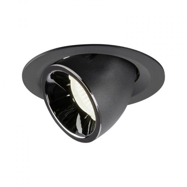 NUMINOS GIMBLE M zwart/chroom 1xLED 4000K 55° (uitlopend 2025) ~
