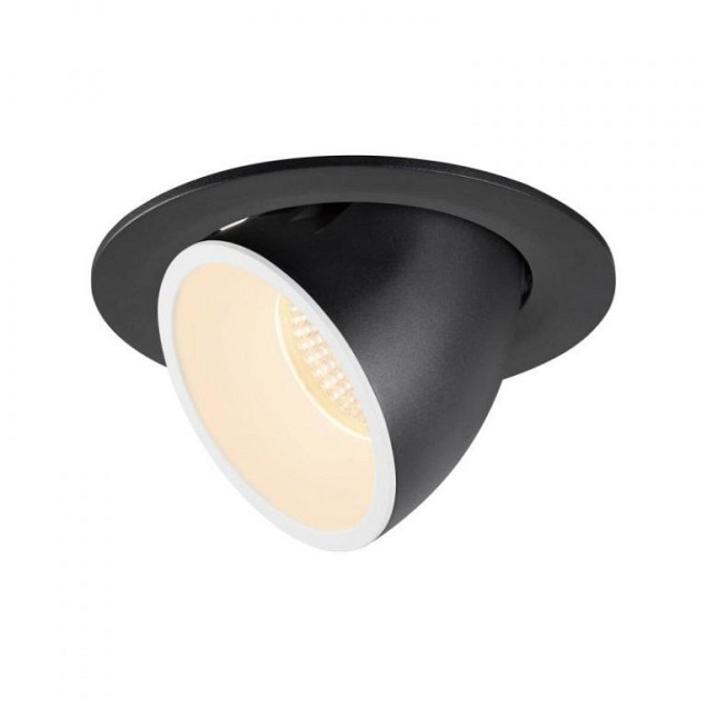 NUMINOS GIMBLE L zwart/wit 1xLED 2700K 20° (uitlopend 2025) ~