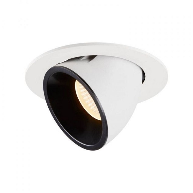 NUMINOS GIMBLE L wit/zwart 1xLED 2700K 20° (uitlopend 2025) ~