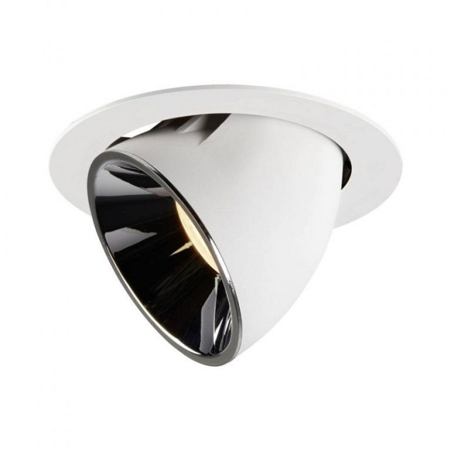 NUMINOS GIMBLE XL wit/chroom 1xLED 3000K 55° (uitlopend 2025) ~