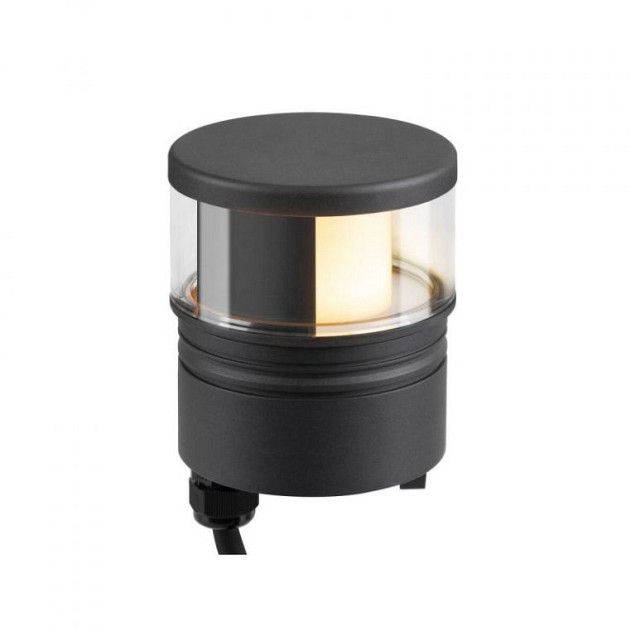 M-POL S Polehead shader antraciet 1xLED 2700/3000K ~