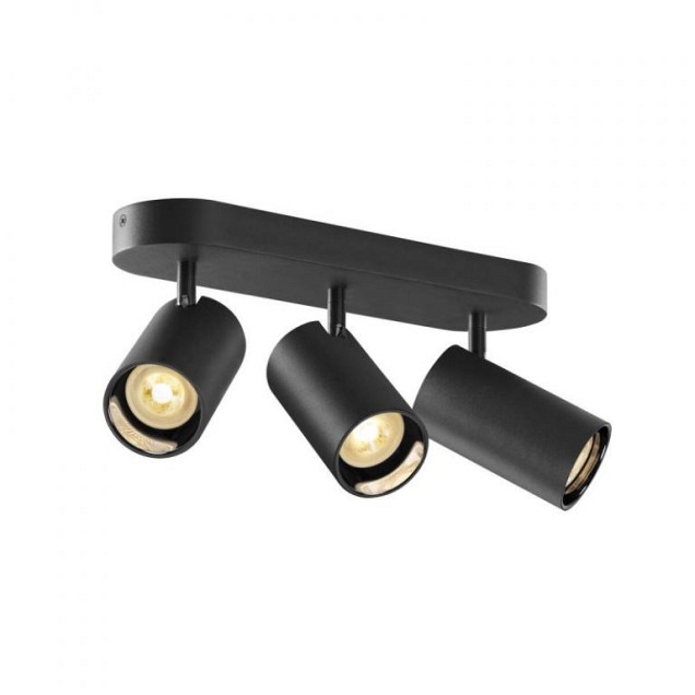 ASTO TUBE spots zwart 3xGU10 ~