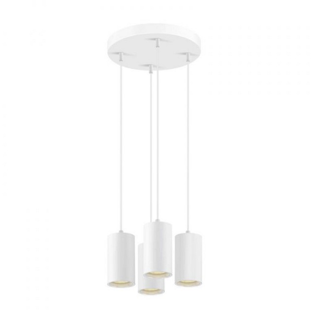 ASTO TUBE pendel wit 4xGU10 ~