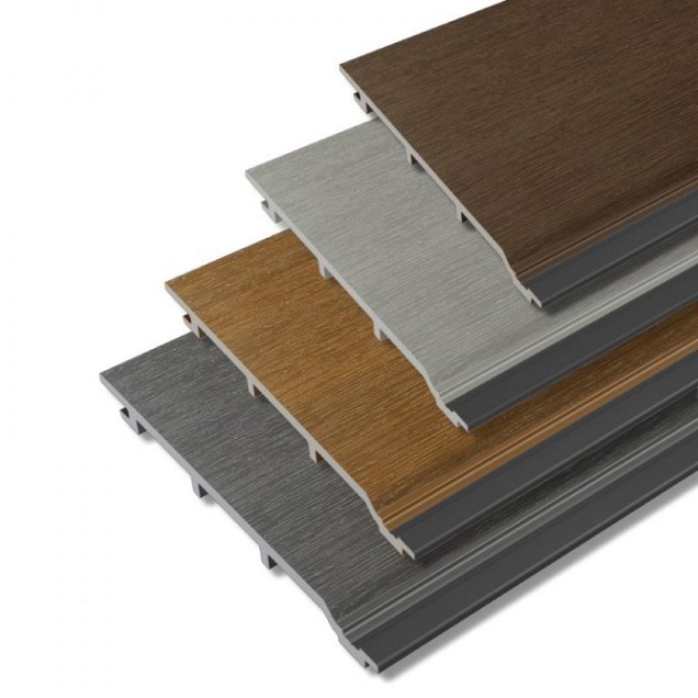 WPC WEO Essential 15x173 mm. L=290 cm. E-klasse Dark Grey (wb 153 mm.) ~